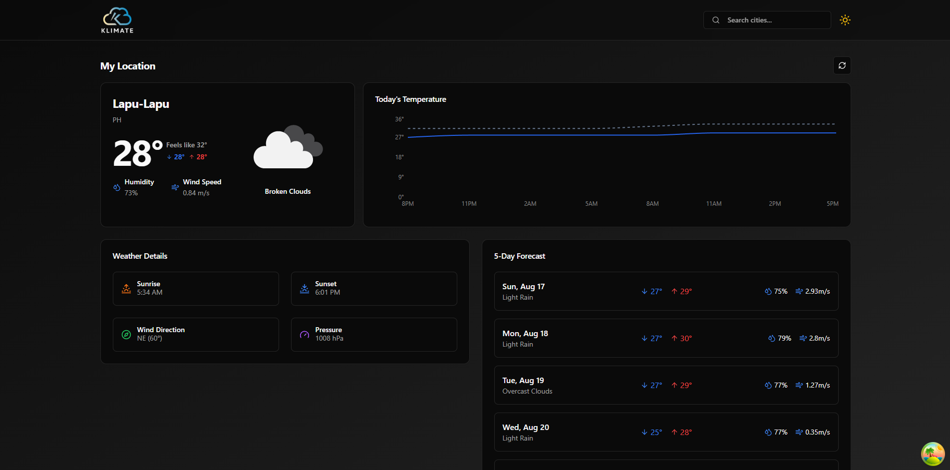 Weather Dashboard